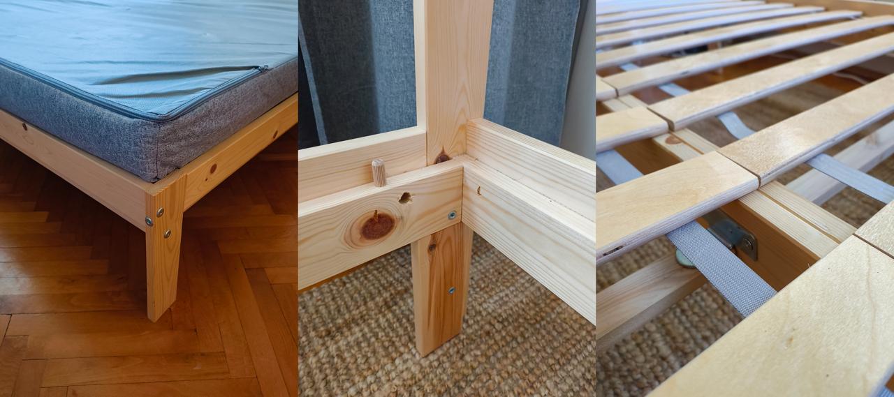 Кровать IKEA Neiden с матрасом 5