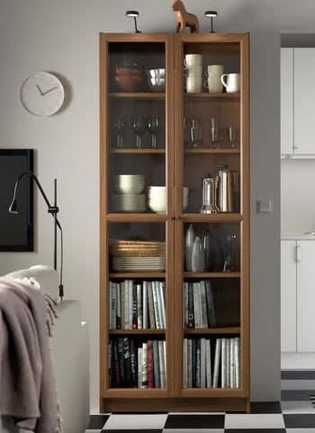 Книжный шкаф BILLY OXBERG IKEA 3