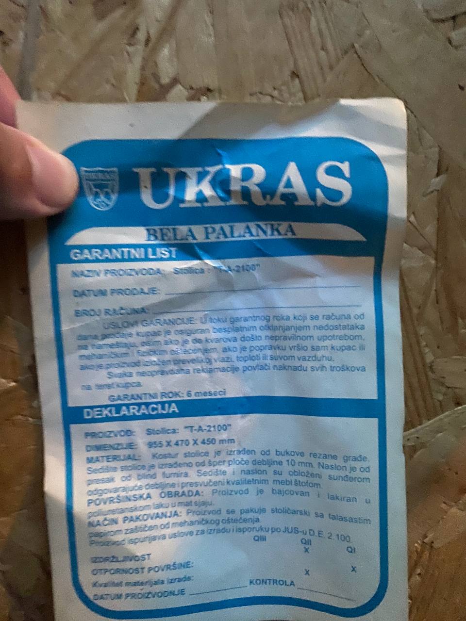 Четыре югославских стула 4