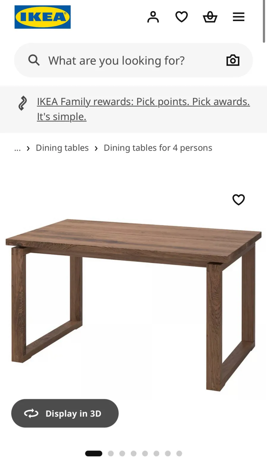 Стол IKEA MÖRBYLÅNGA дуб 140×85 1