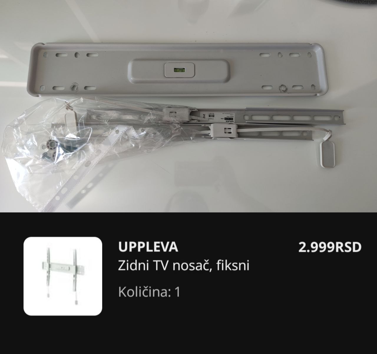 Настенный держатель ТВ IKEA UPPLEVA 1