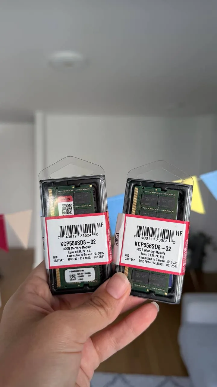 Оперативная память DDR5 64 ГБ два модуля 1