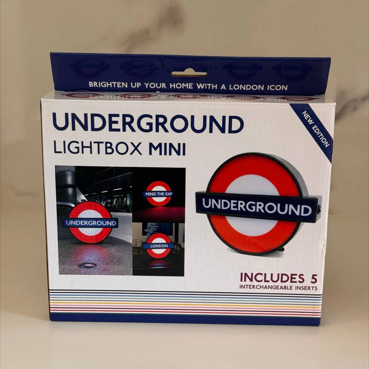 Светильник London Underground Lightbox Mini 3