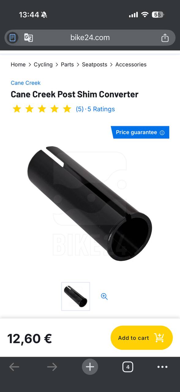 Карбоновый подседельный штырь Cane Creek 3