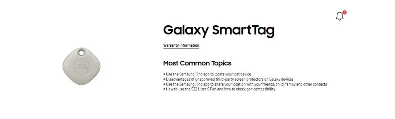 Samsung Galaxy SmartTag первого поколения новый Звездара 1