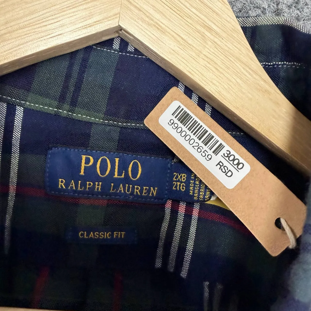 Мужская рубашка Polo Ralph Lauren размер 2XB 2