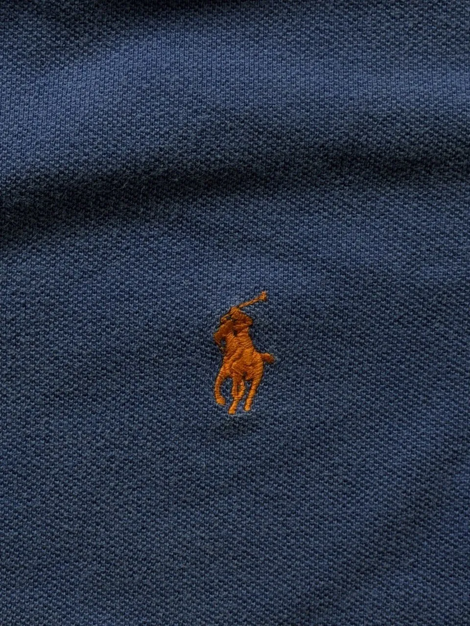 Мужское поло Polo Ralph Lauren размер L синее 2