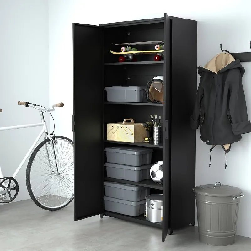 Стеллаж и шкаф BROR IKEA с полками 9