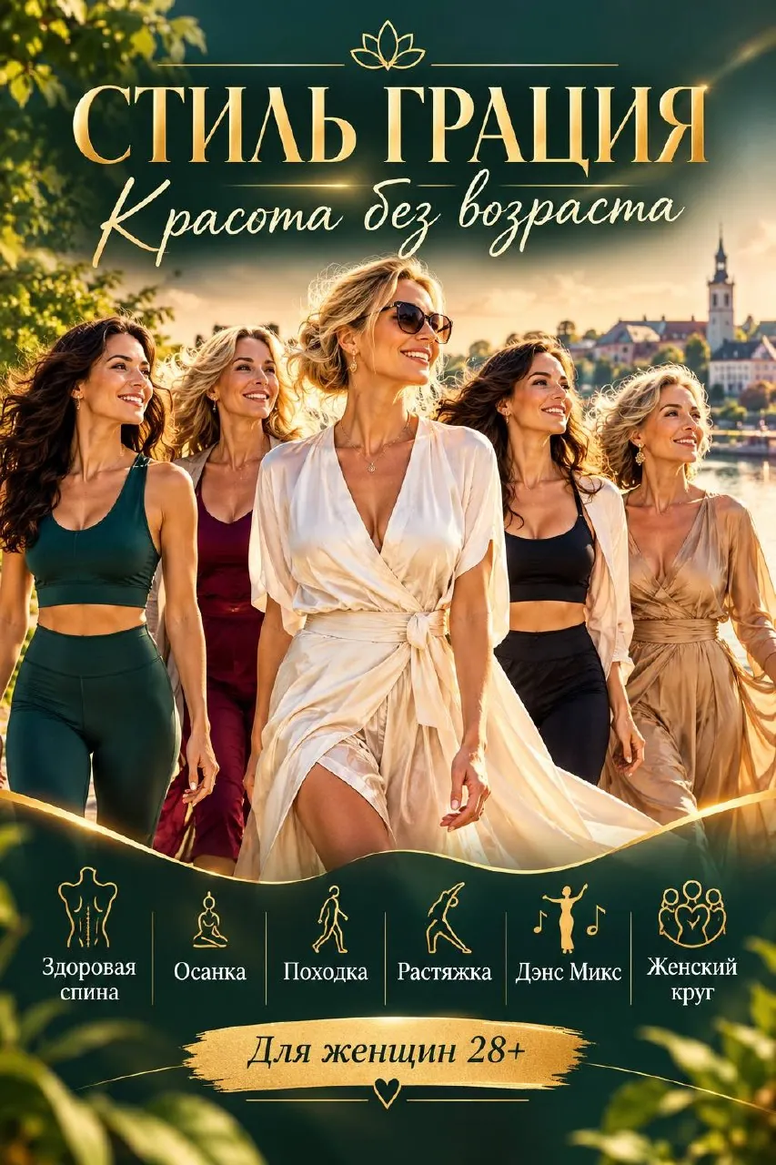 Занятия для женщин осанка растяжка гибкость Белград 1