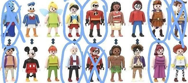Обмен фигурками Playmobil Disney 2