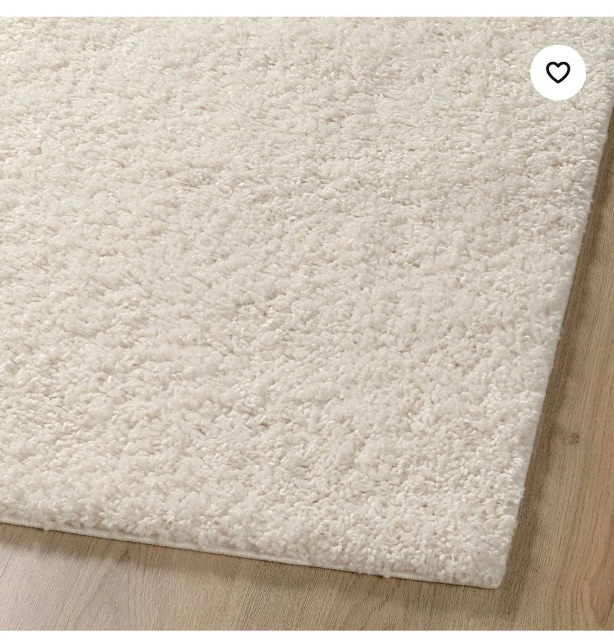 Ковёр IKEA AERENDE 160х230 молочный 2