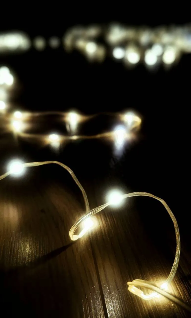 Гирлянда LED 14,5 м тёплый белый 2