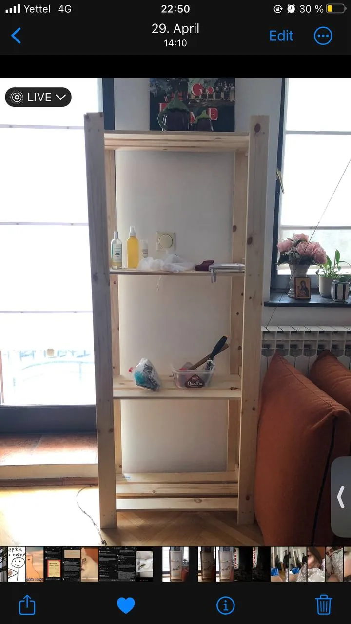 Стеллаж IKEA Albert 64×28×159 см 1