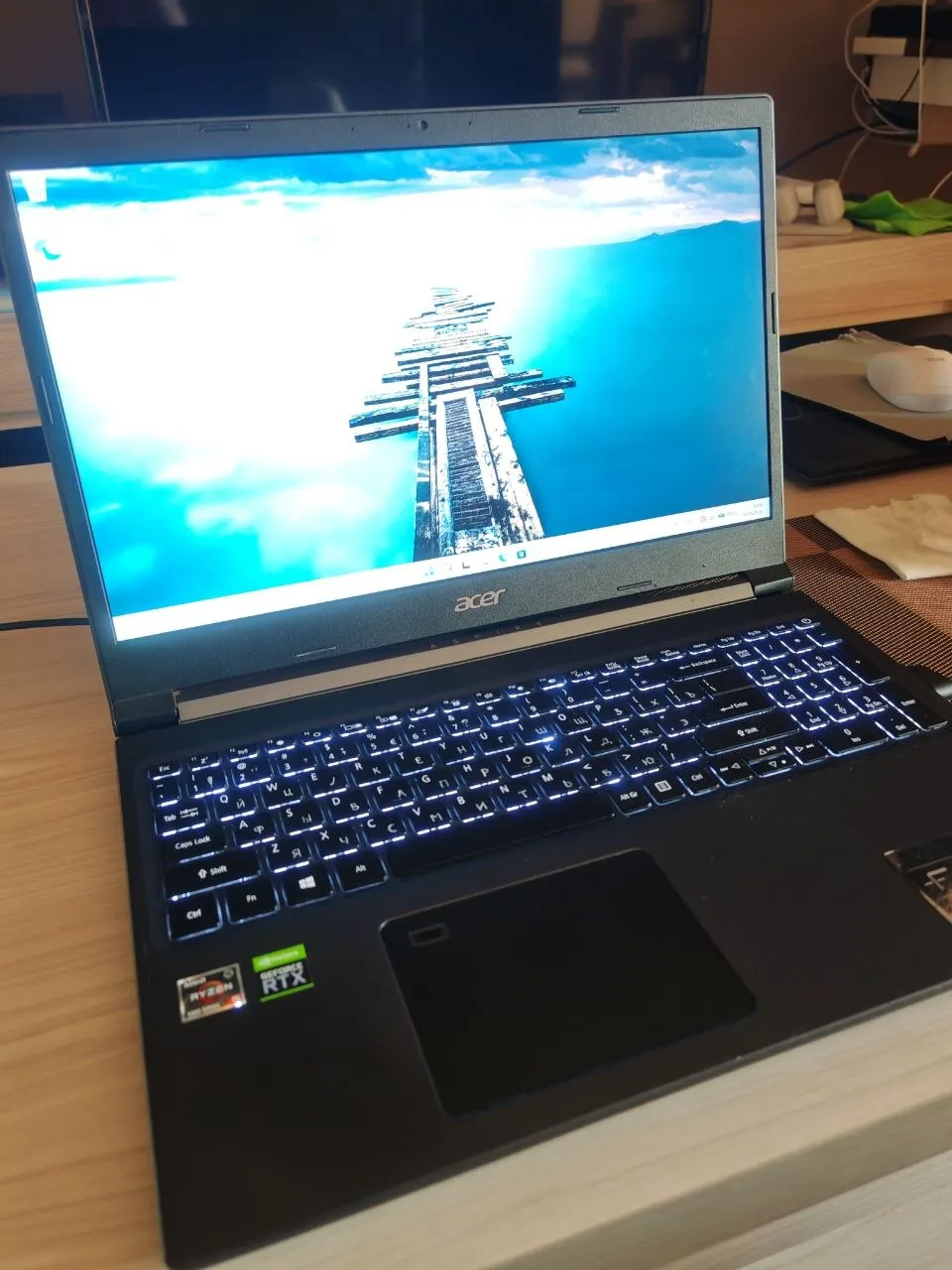 Ноутбук Acer Aspire 7 Ryzen 5 RTX 3050 16 ГБ 1
