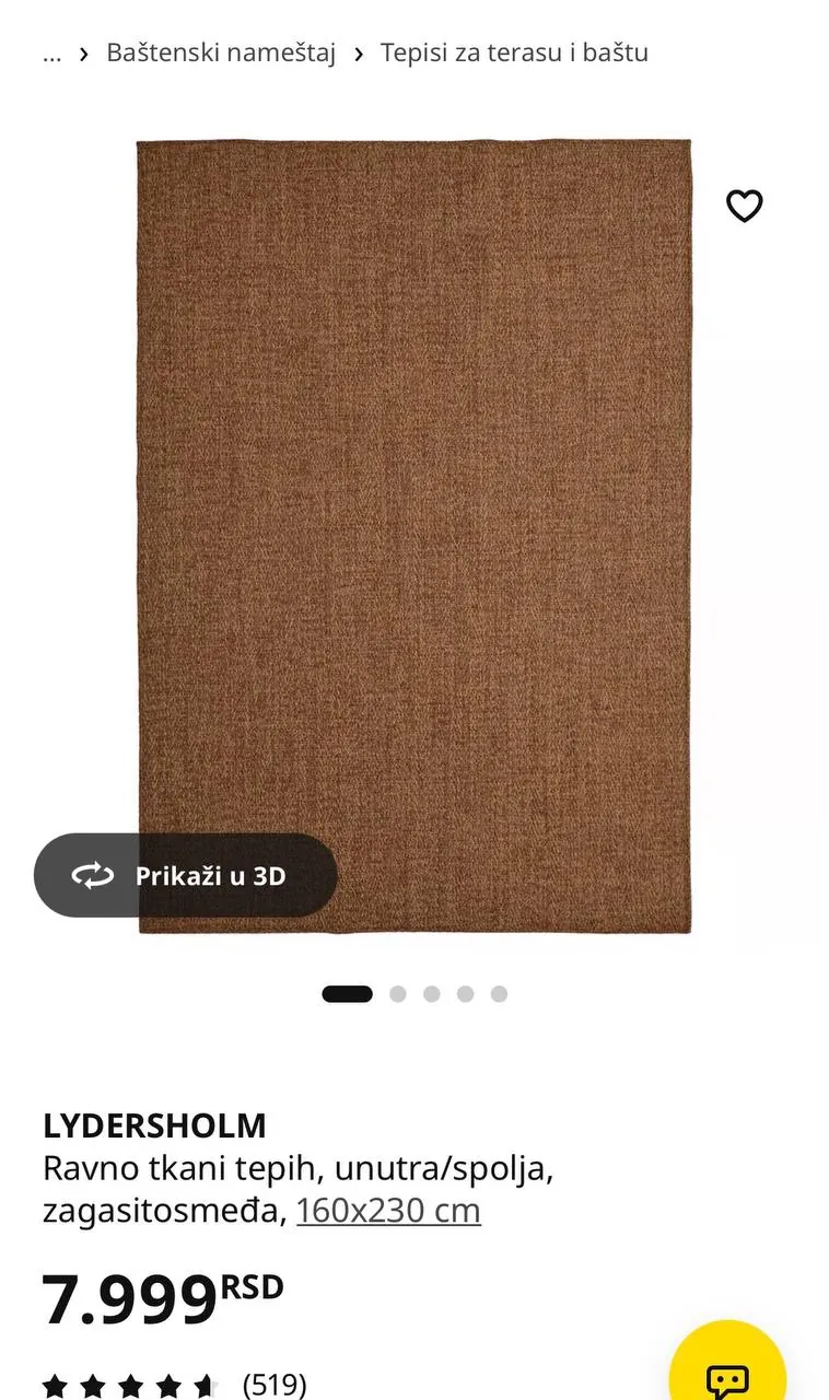 Ковры IKEA два штуки после химчистки Белград 3
