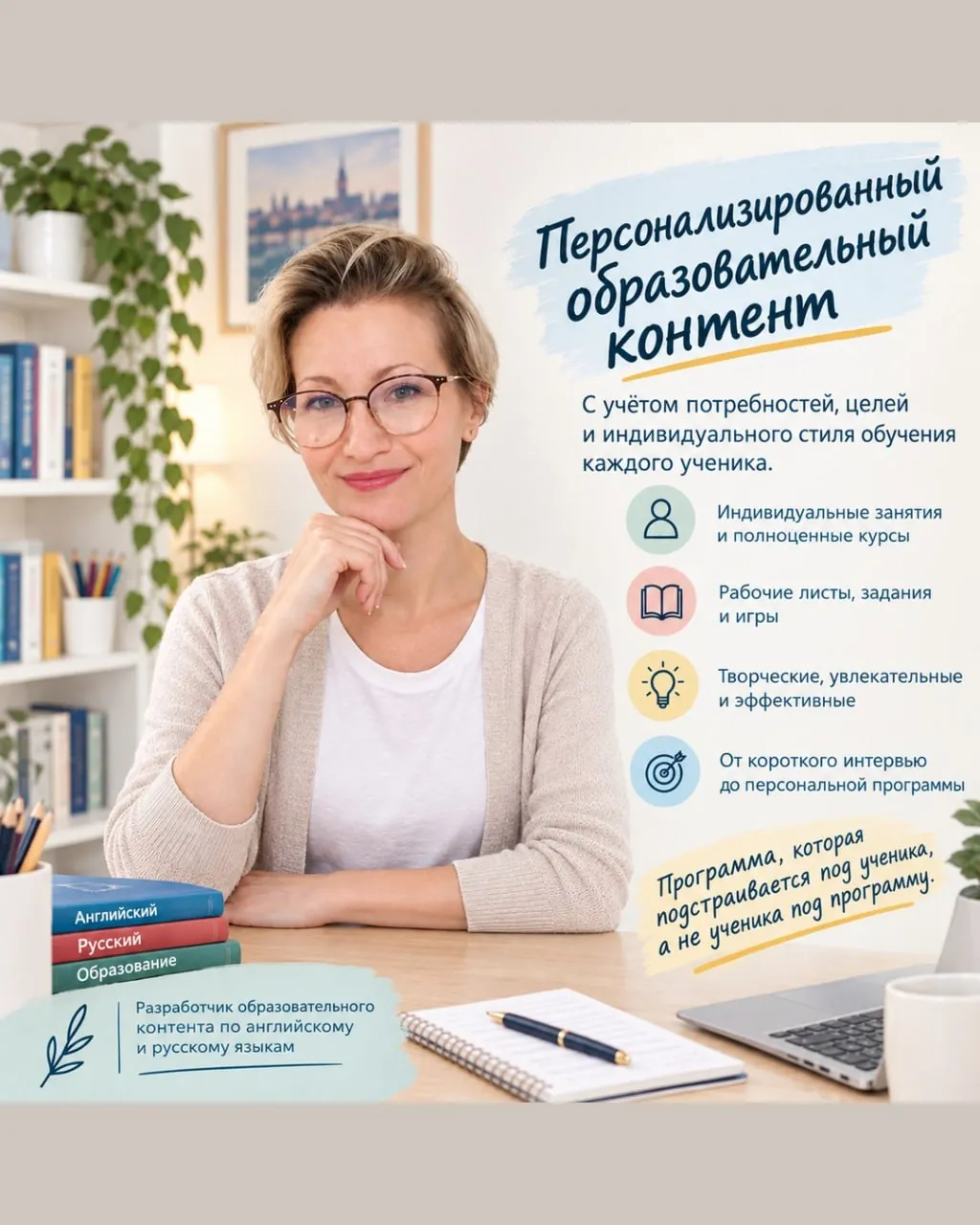 Разработка индивидуальных образовательных программ и материалов 1