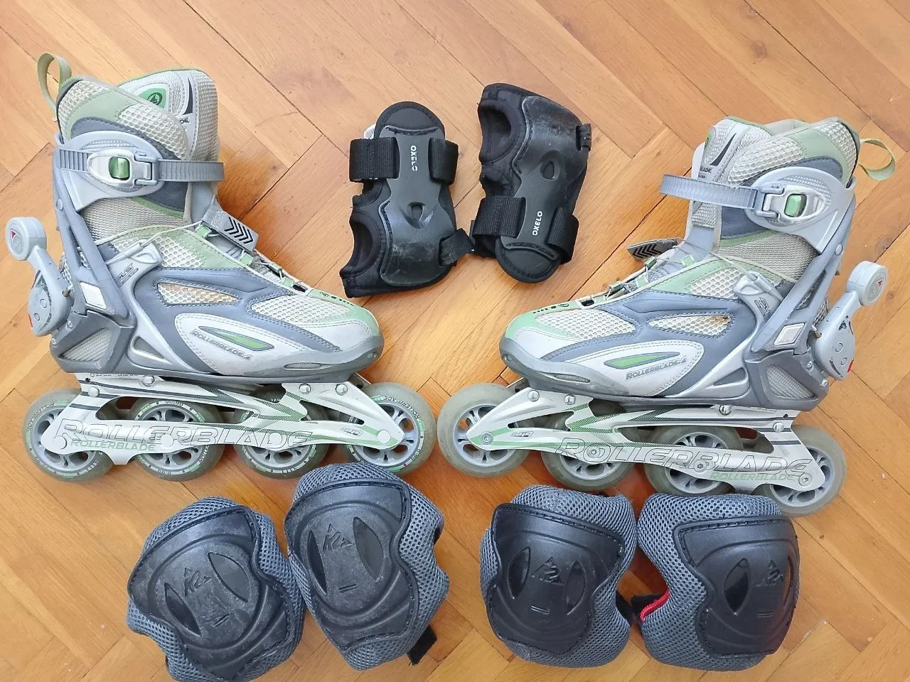 Женские ролики Rollerblade Activa TFS EU 37 с защитой и шлемом 4