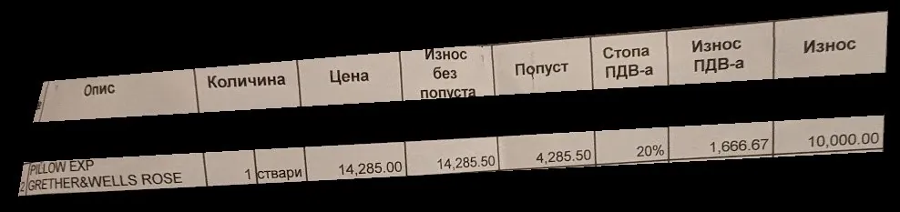 Подушка Askona Grether Wells Rose новая 2