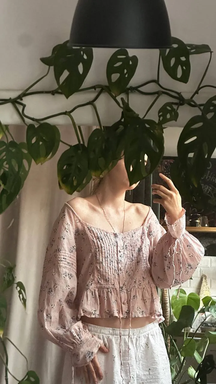 Хлопковый костюм рубашка-шорты и блуза ASOS, размеры XL и 42–46 3