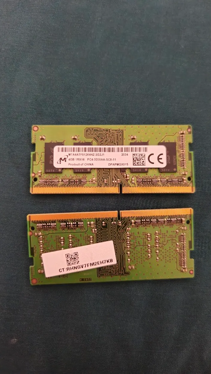 Оперативная память DDR4 2×4 ГБ SODIMM 1