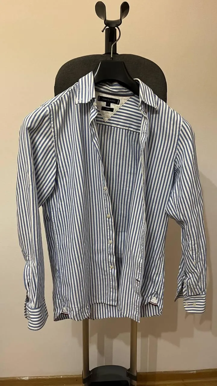 Рубашка Tommy Hilfiger в полоску Slim Fit 1