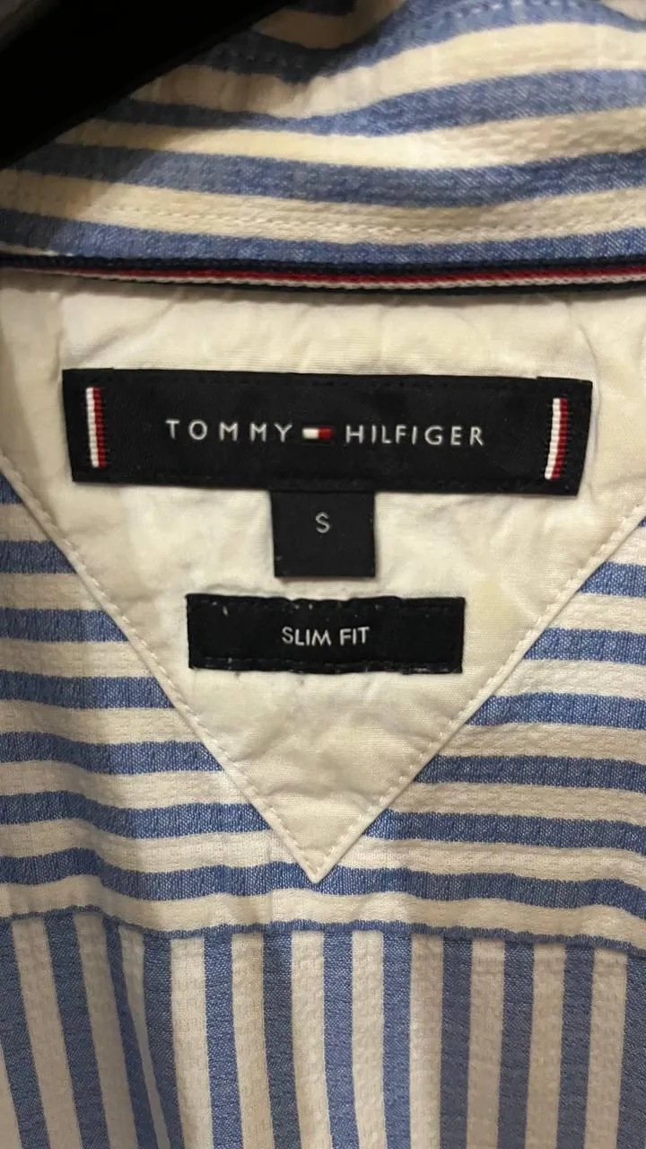 Рубашка Tommy Hilfiger в полоску Slim Fit 2