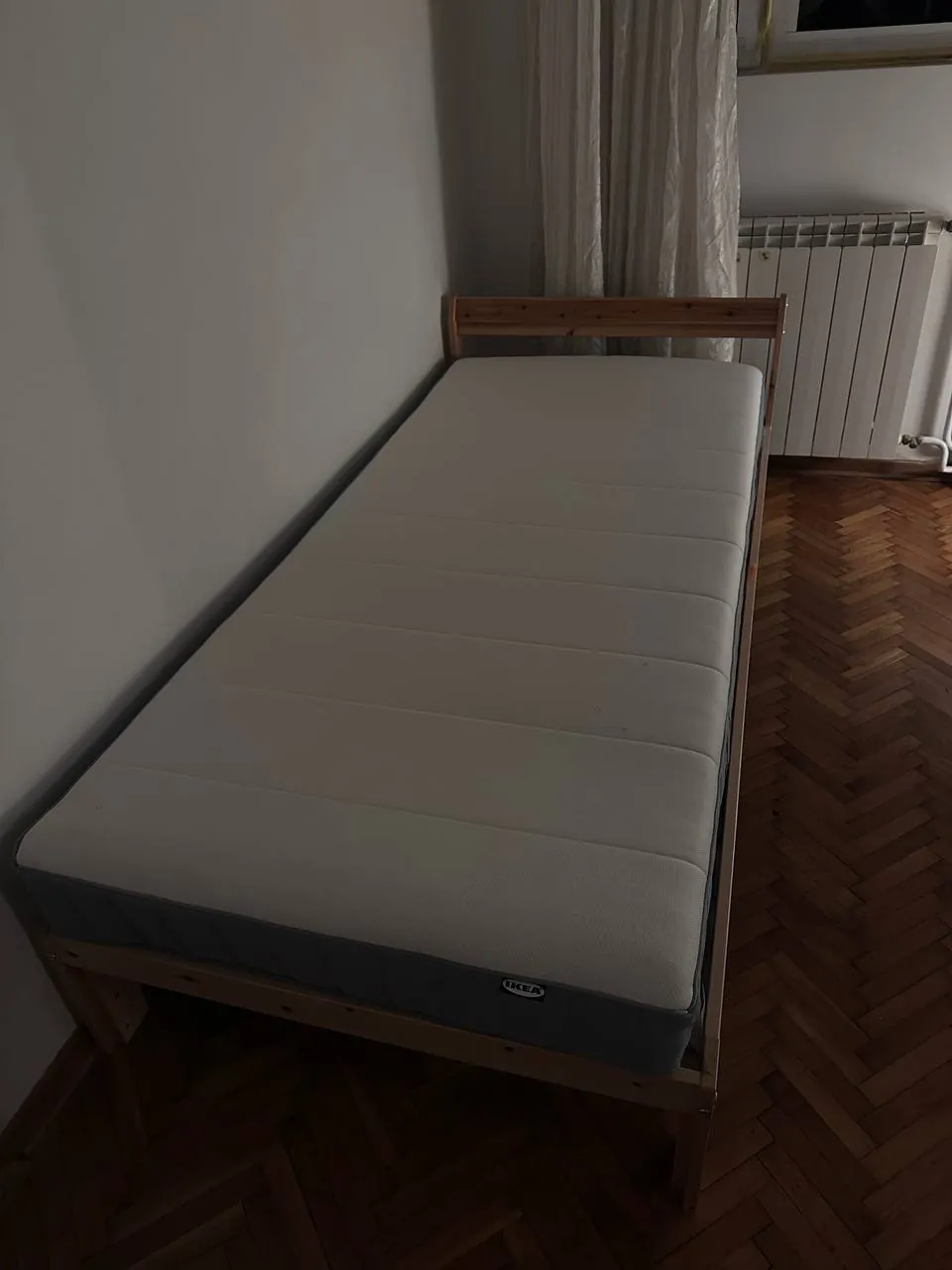 Кровать IKEA NEIDEN 90×200 с матрасом и наматрасником Стари Град 2
