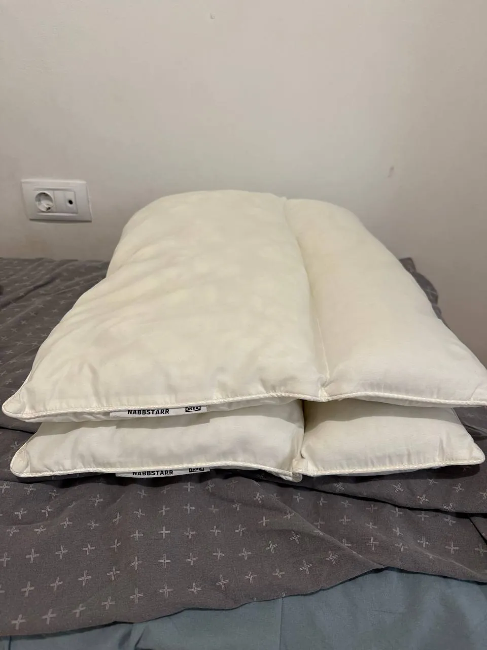 Подушки, одеяло и постельное бельё IKEA Jysk 4