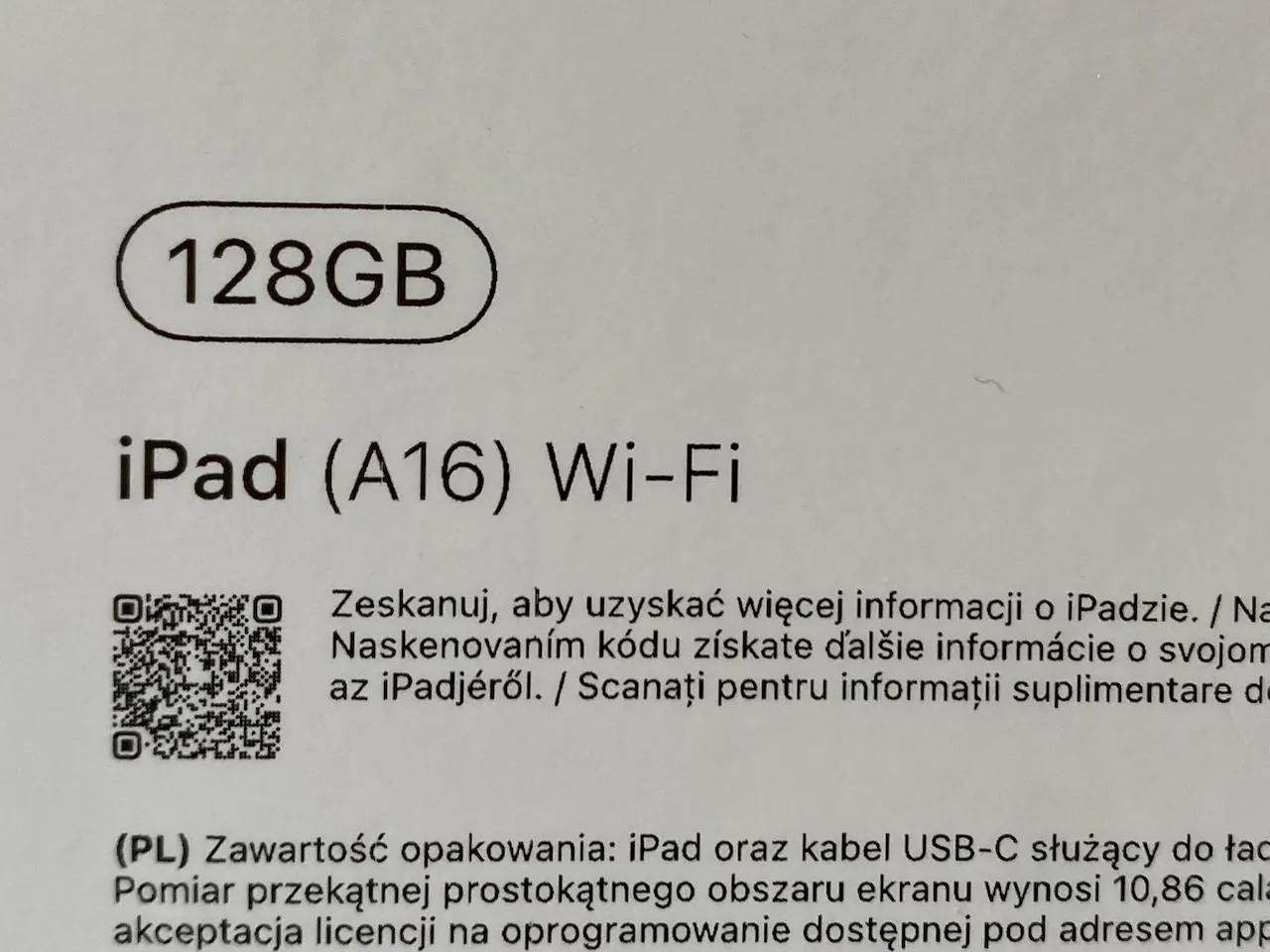 IPad A16 Wi-Fi 128 ГБ новый Нови-Сад 2