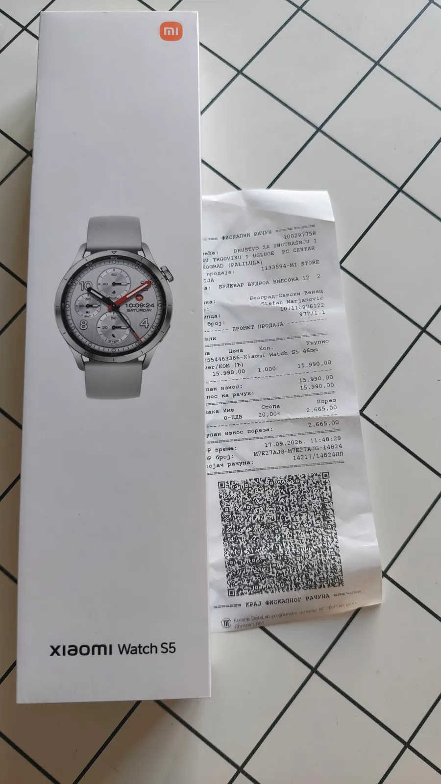 Смарт-часы Xiaomi Watch S5 46 мм белые 1