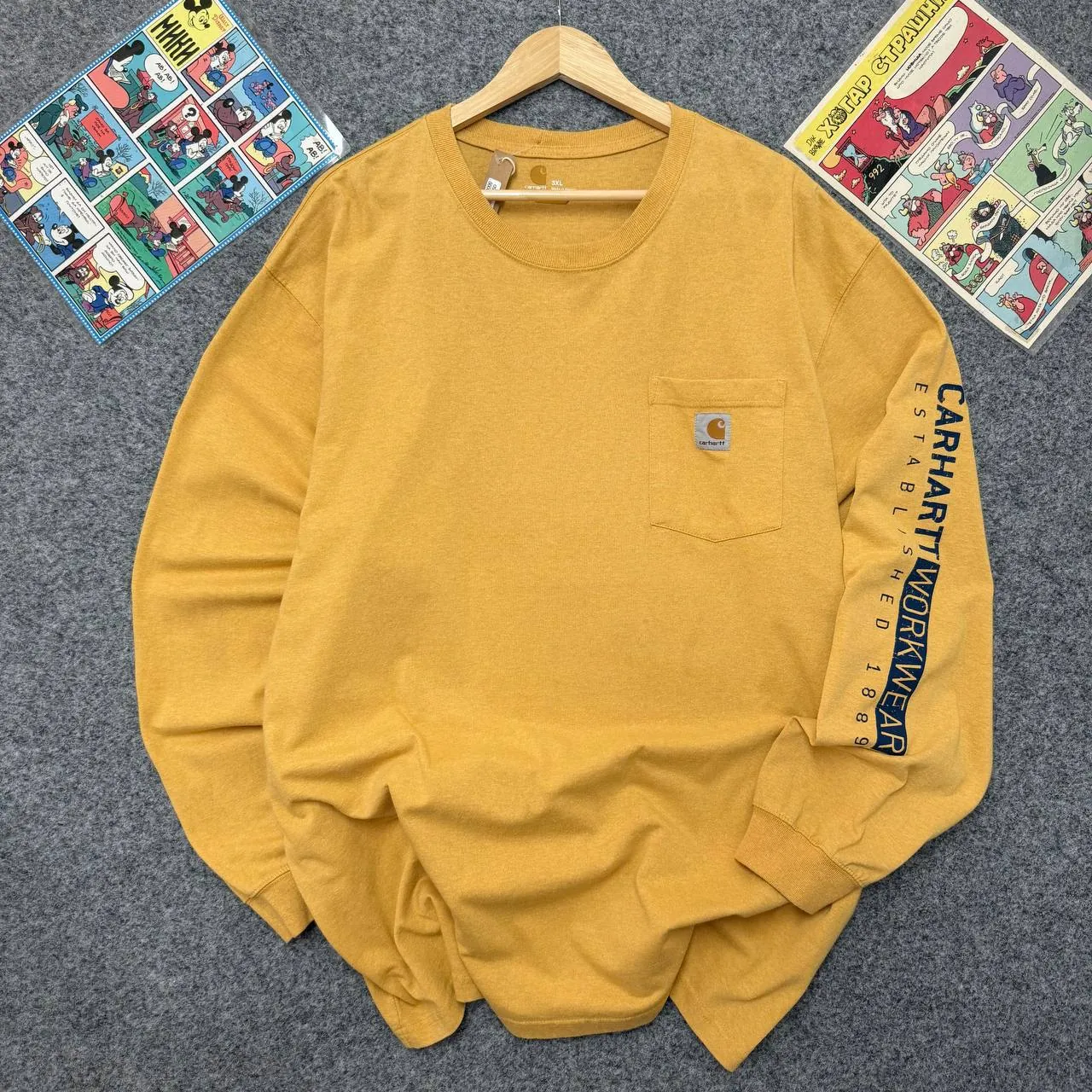 Лонгслив Carhartt размер 3XL оверсайз Ташмайдан 1