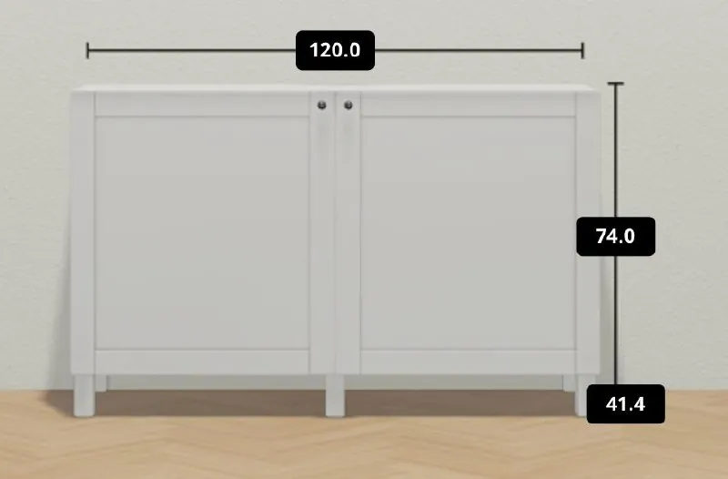 Тумба под телевизор IKEA BESTA Панчево 3
