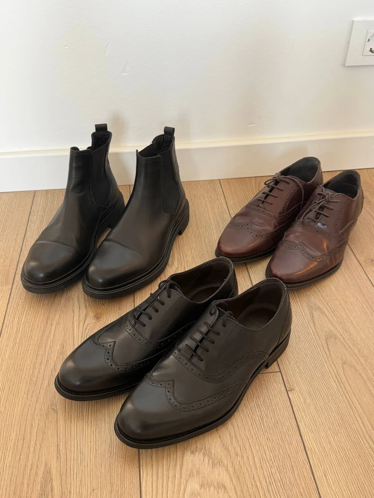 Мужские кожаные туфли Massimo Dutti ASOS 40 1