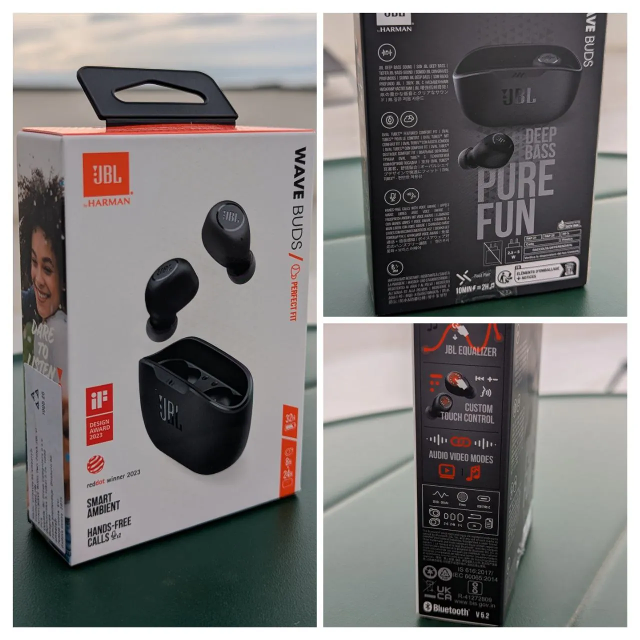 Наушники JBL Wave Buds новые запечатанные 1