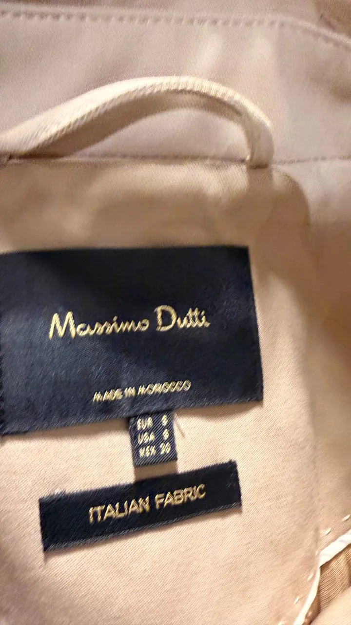 Кожаная куртка и тренч Massimo Dutti размер S 4