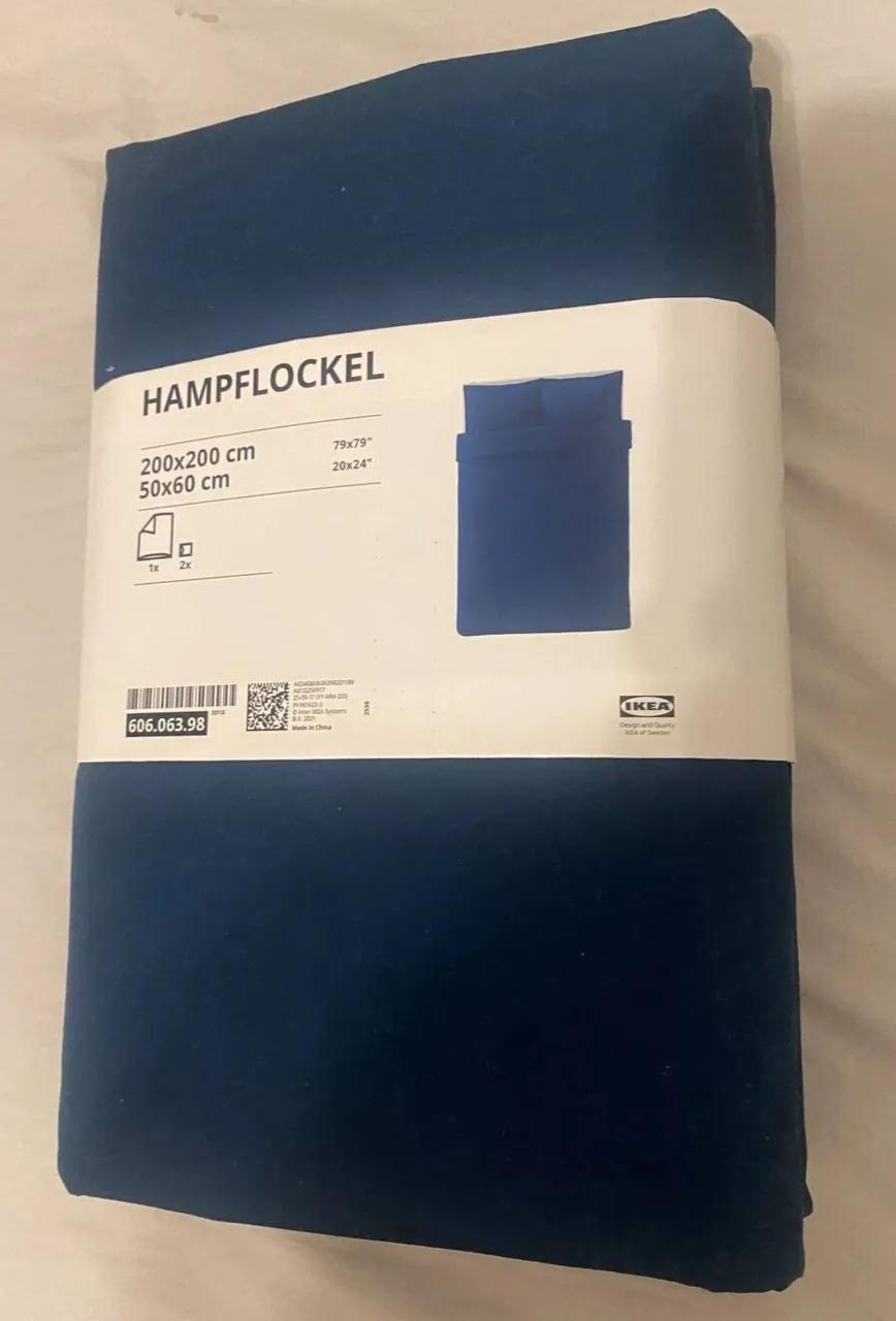 Постельное бельё IKEA Hampflockel 200×200 1