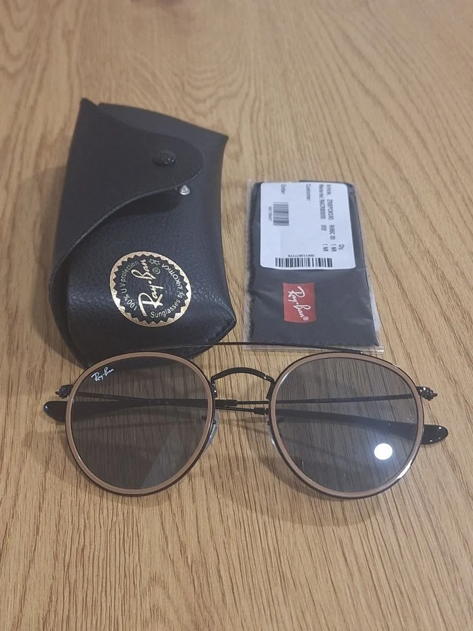 Солнечные очки Ray-Ban металлическая оправа 1
