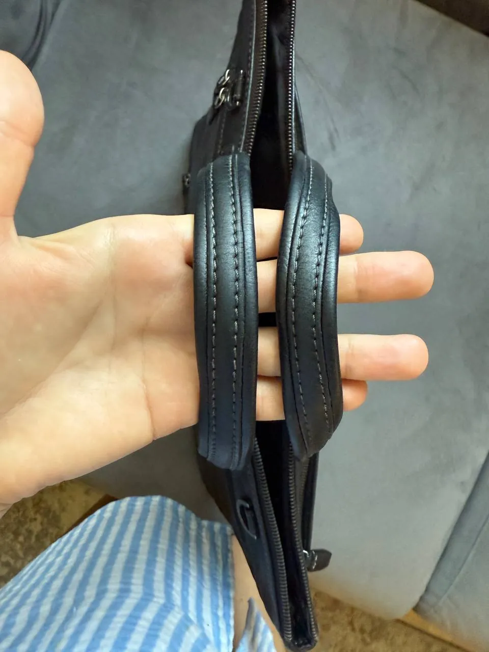 Мужская кожаная сумка Tonelli для ноутбука 3