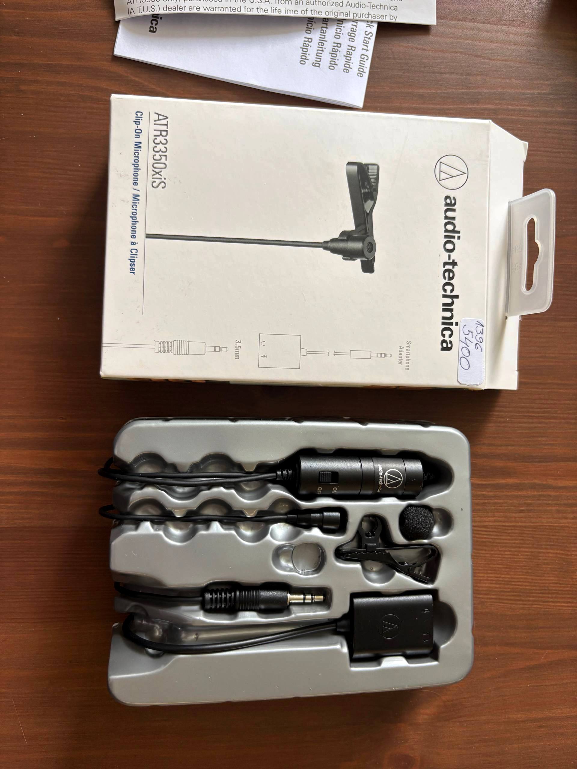 Петличный микрофон Audio-Technica ATR3350xiS 1