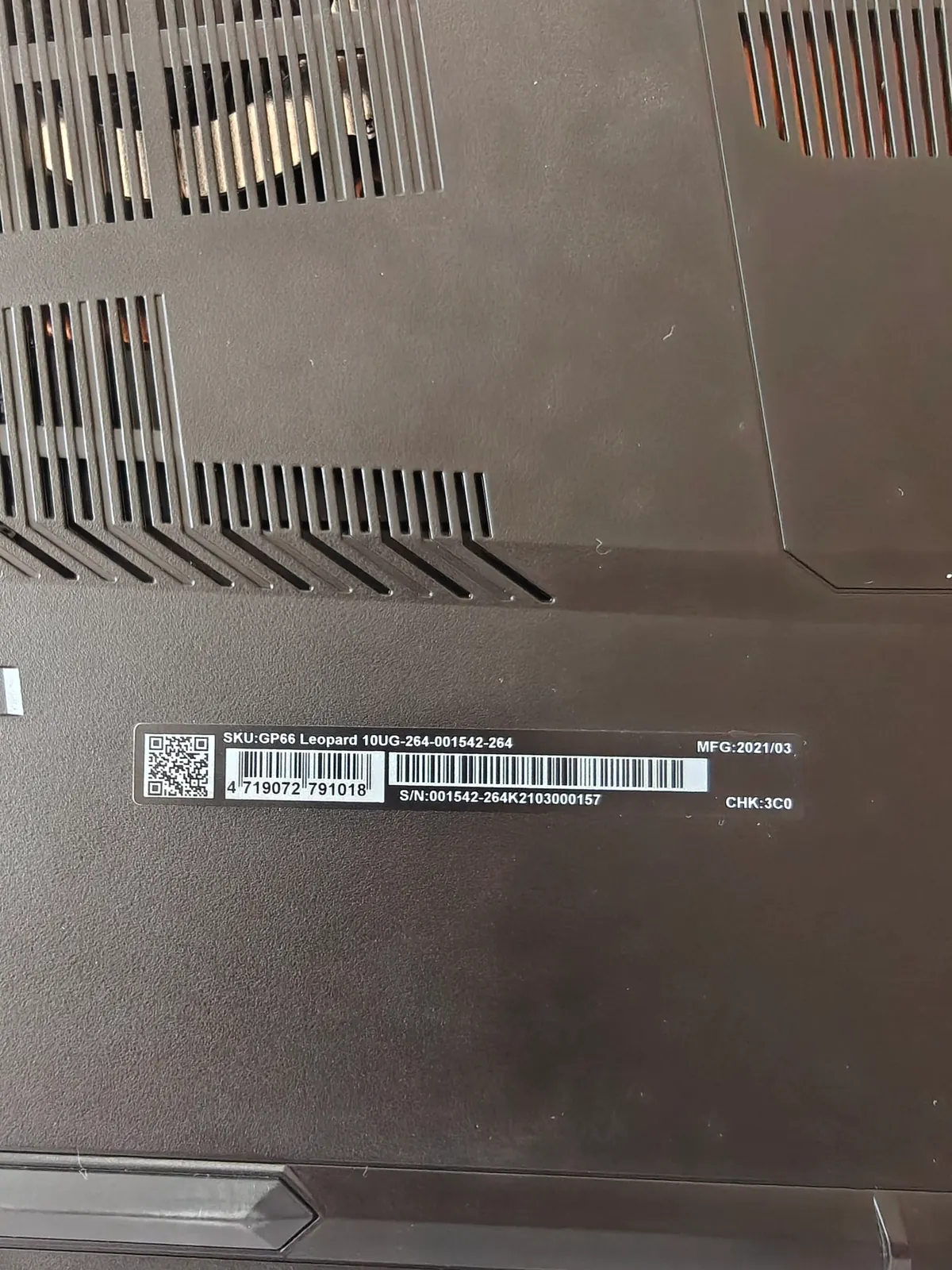 Ноутбук MSI Leopard GP66 RTX 3070 i7 5