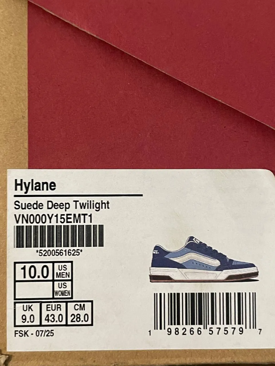 Кроссовки Vans Hylane размер EU 43 3