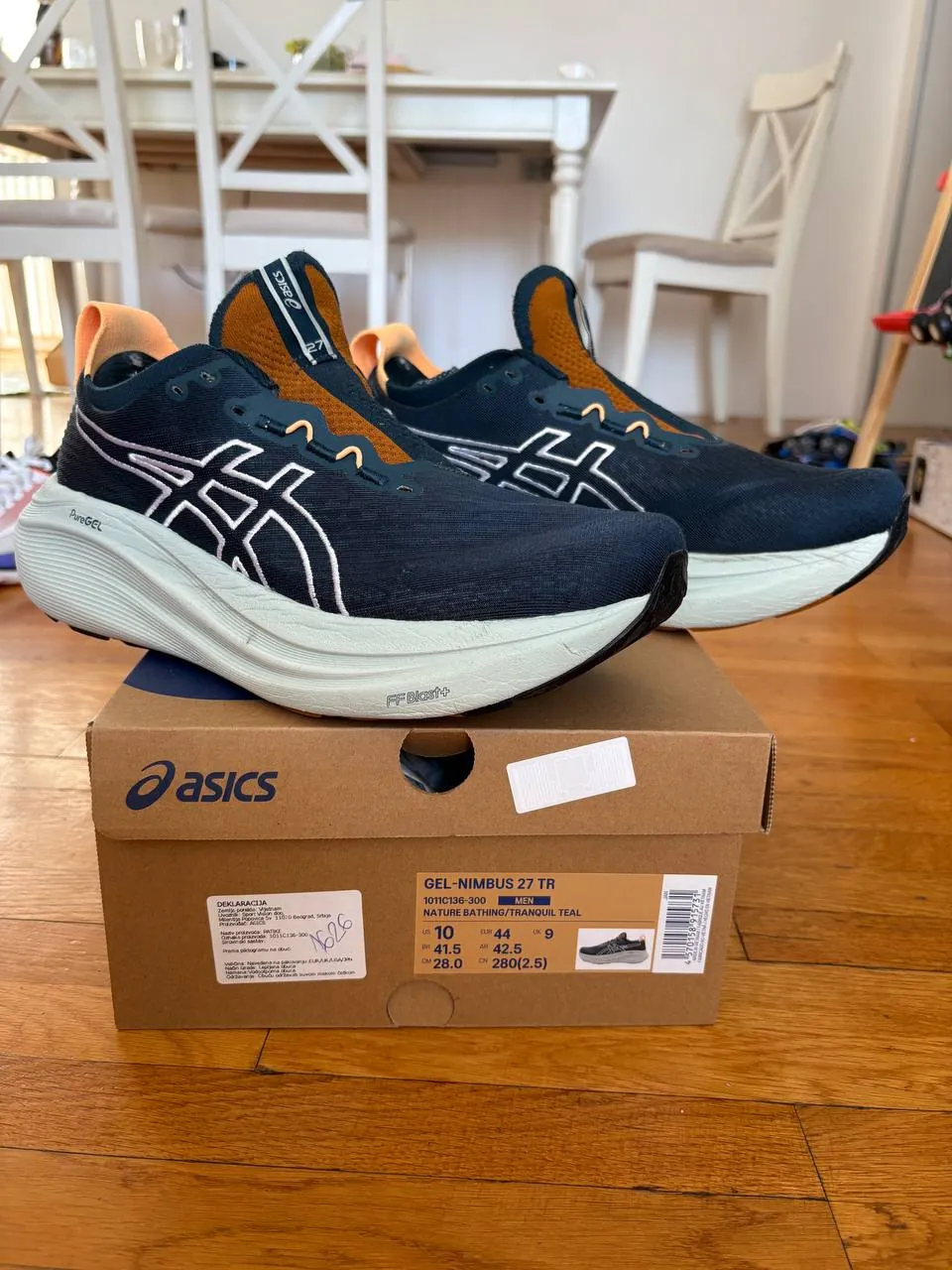Кроссовки ASICS Gel-Nimbus 27 TR размер EU 44 1