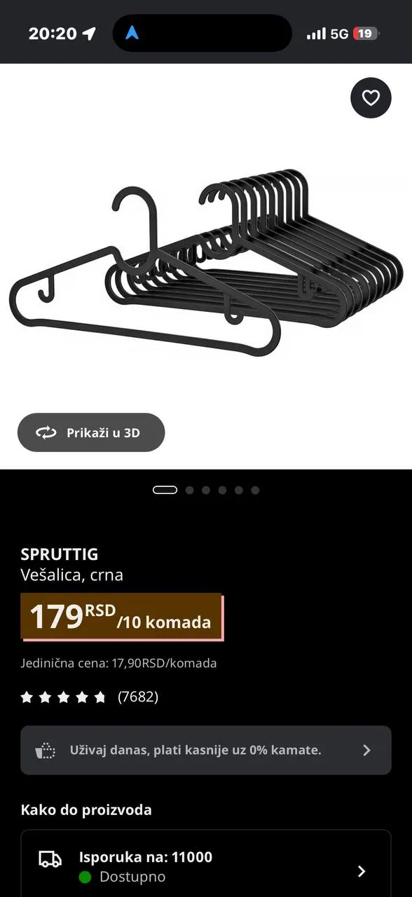 Вешалки IKEA 40 штук Белград 2