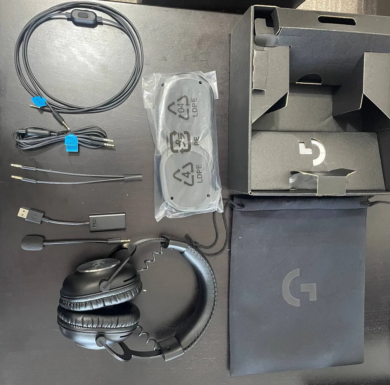 Наушники Logitech G PRO X проводные 7.1 1