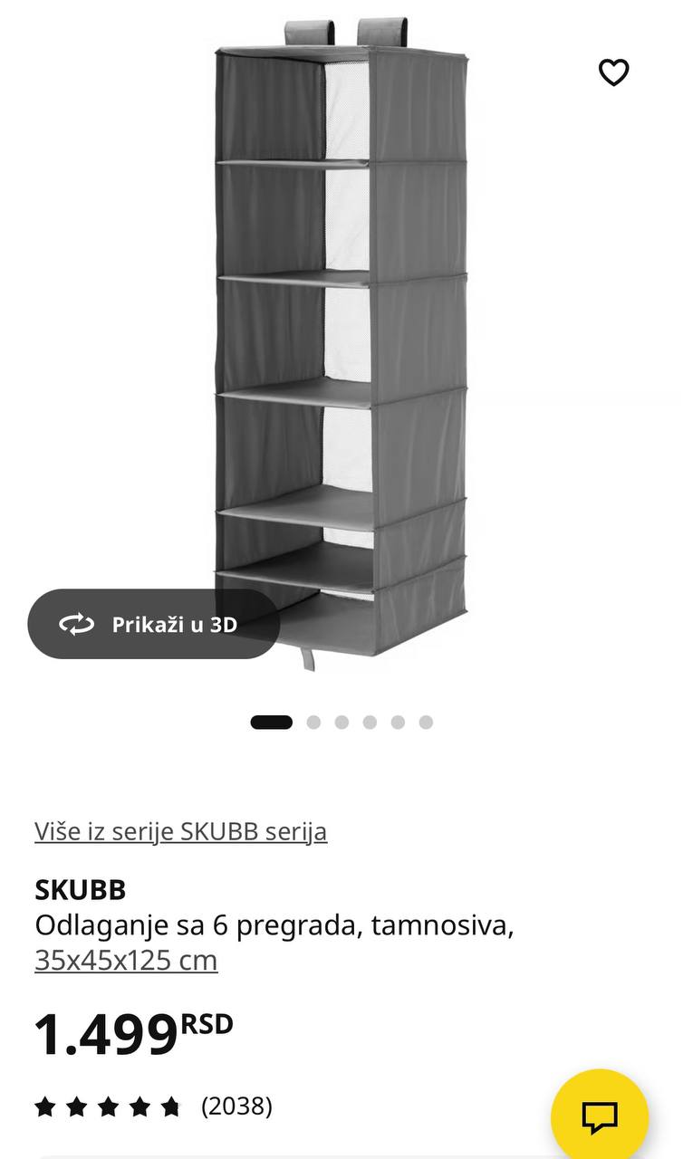 Вешалка IKEA с секциями 2
