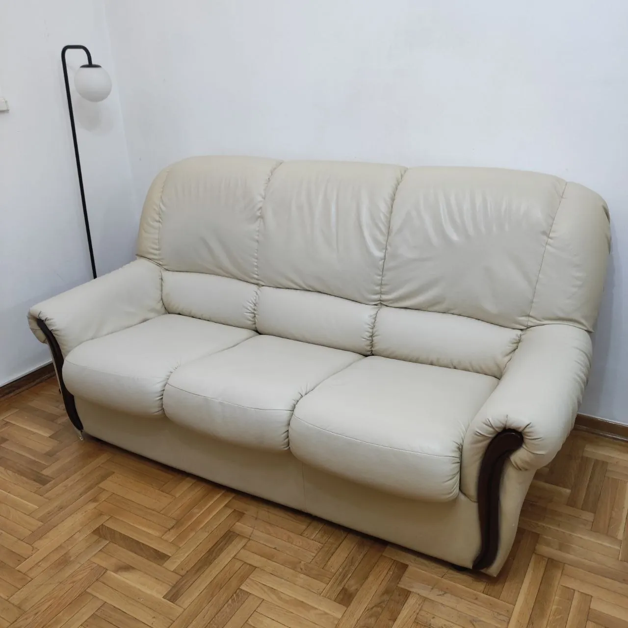 Кожаный диван Simpo со спальным местом Раковица 2
