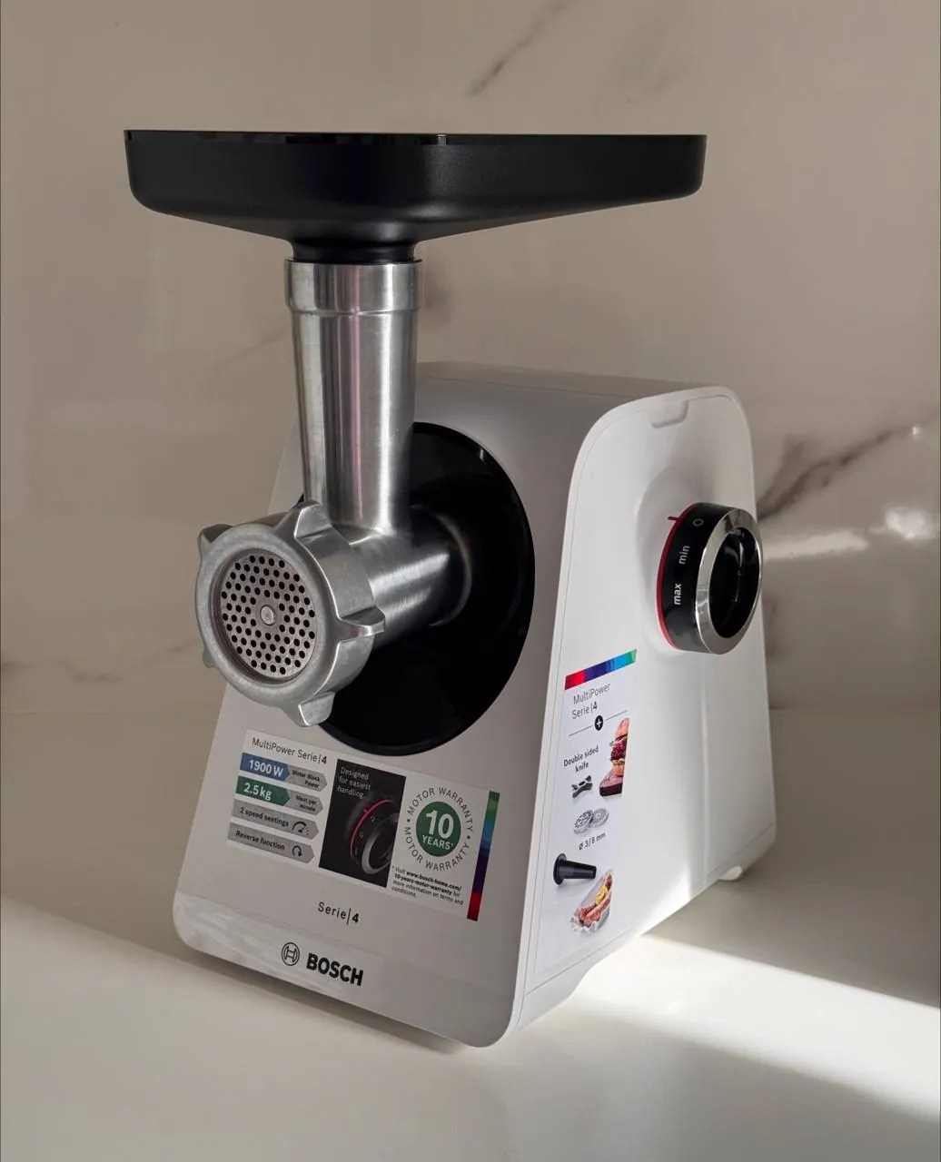 Мясорубка Bosch MultiPower Serie 4 MFWS420W Звездара 2