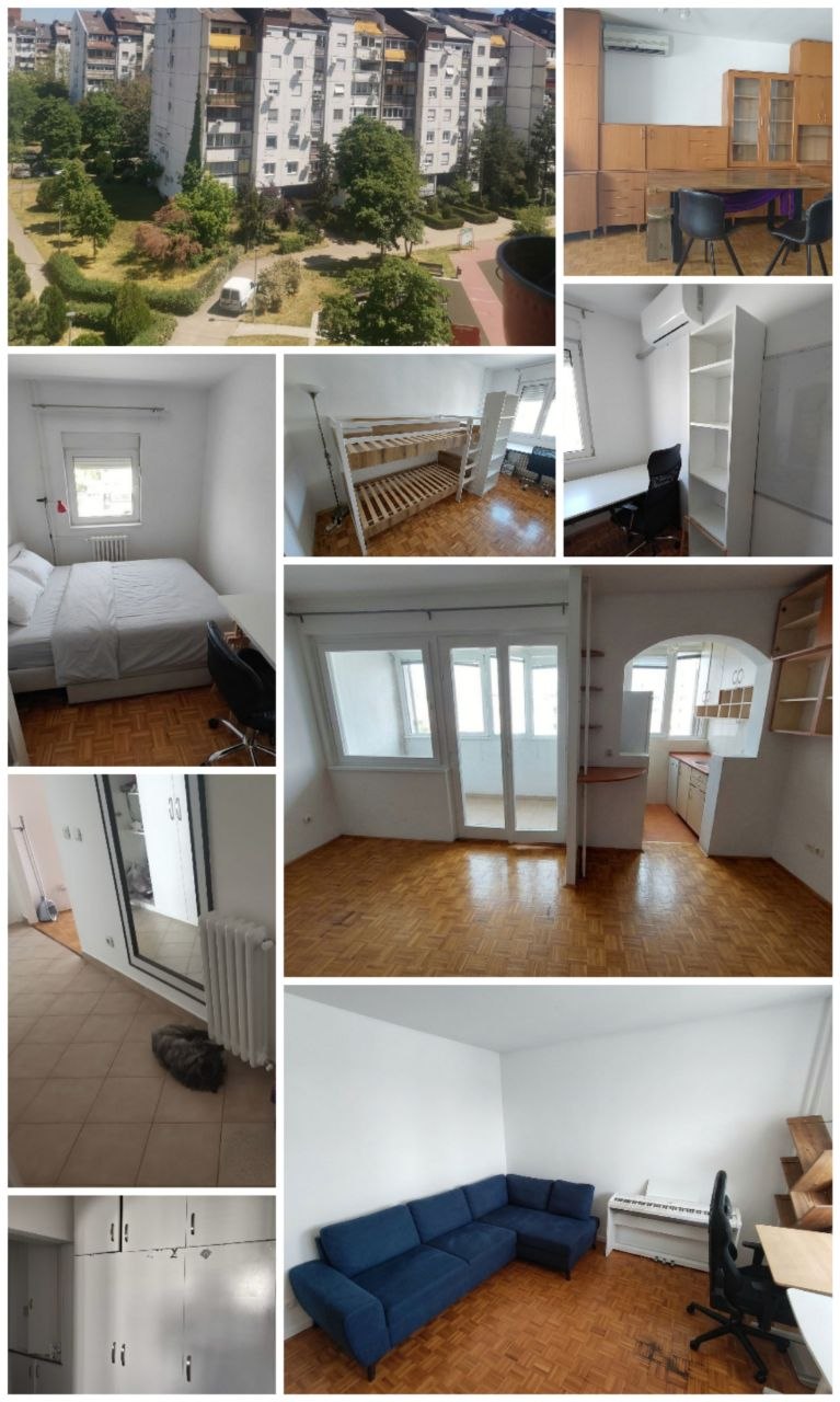 Аренда трёшки Новый Белград 62 м2 1
