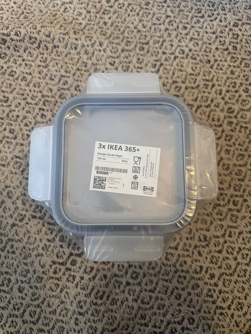 Контейнеры IKEA с крышками 3 шт 1