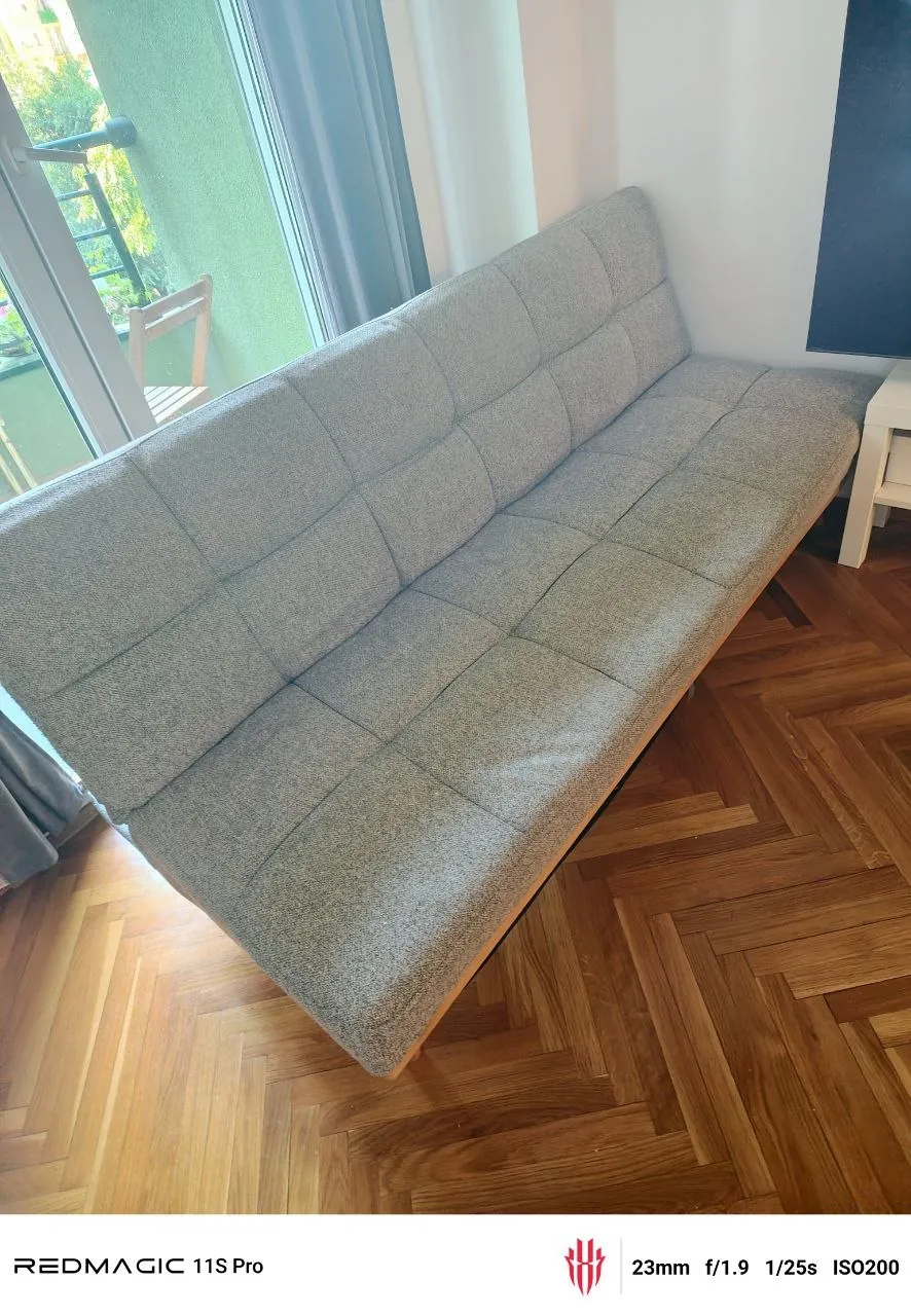 Диван IKEA серый раскладной Грбавица Нови-Сад 3